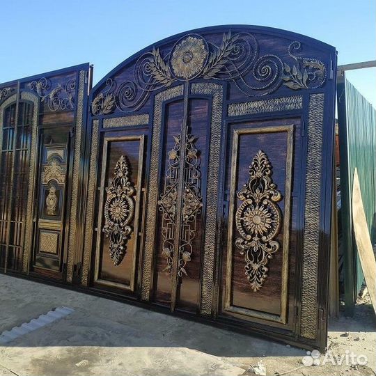Ворота с калитками и без на заказ Маджалис