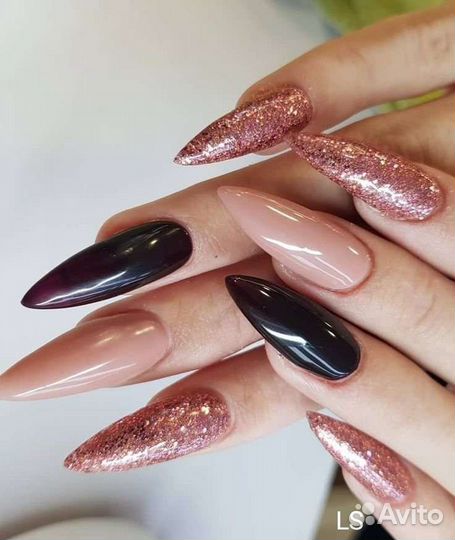 Маникюр, педикюр, наращивание ногтей, брови