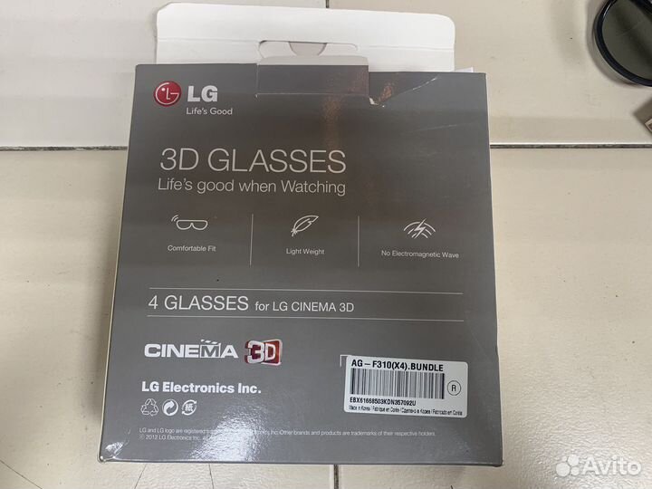 3D очки lg