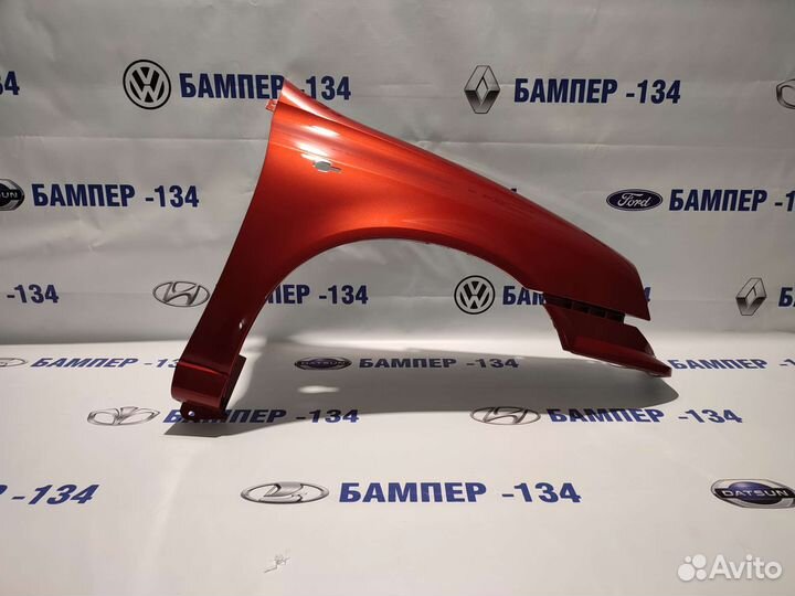 Крыло переднее правое Лада Калина цвет Калина-104