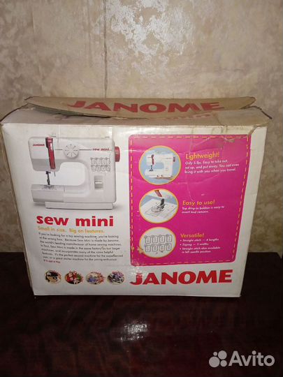 Швейная машинка janome sew mini