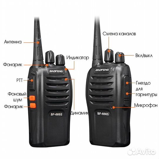Baofeng BF-888S Комплект из двух штук