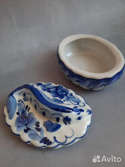 Шкатулка гжель