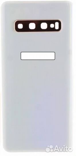 Задняя крышка для Samsung G973F (S10) Белая (со ст