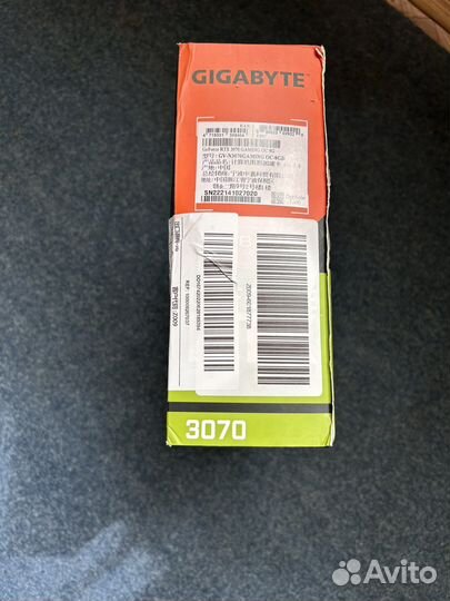 Видеокарта RTX 3070