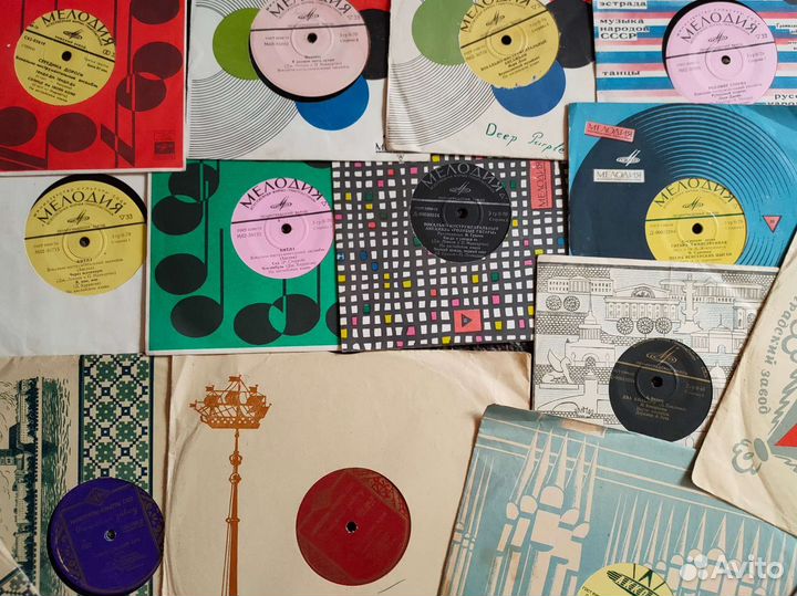 Виниловые пластинки СССР. Много