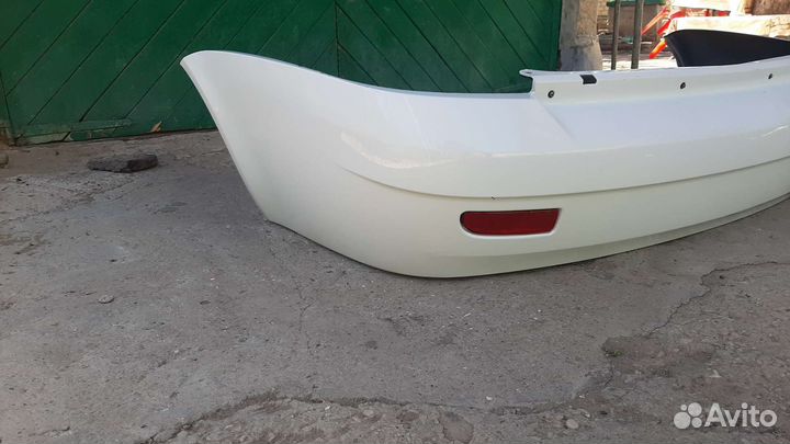Бампер priora 1, белый