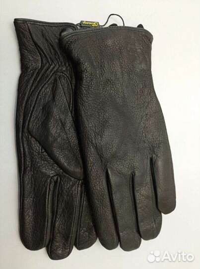 Перчатки мужские кожаные