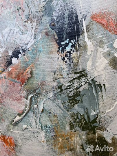 Картины 2 шт 27/40 абстракция, холст