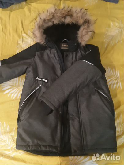 Зимняя куртка на мальчика 140