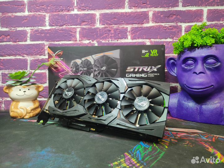 Видеокарта asus ROG strix GTX 1070