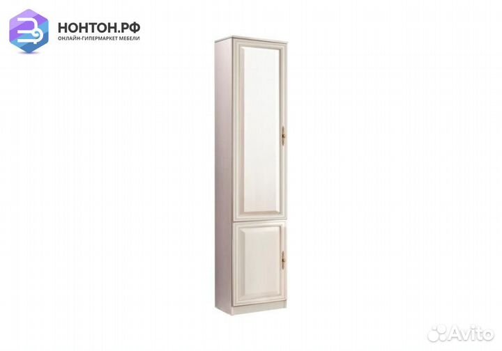 Пенал с 2-мя створками Габриэлла вудлайн кремовый