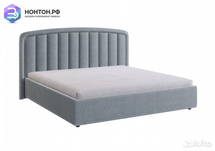 Кровать Сиена 2 1.8 м серая