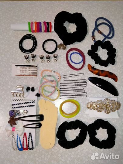 Аксессуары д/волос:резинки,заколки,крабы,невидимки