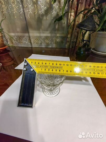 Хрустальная конфетница на ножке