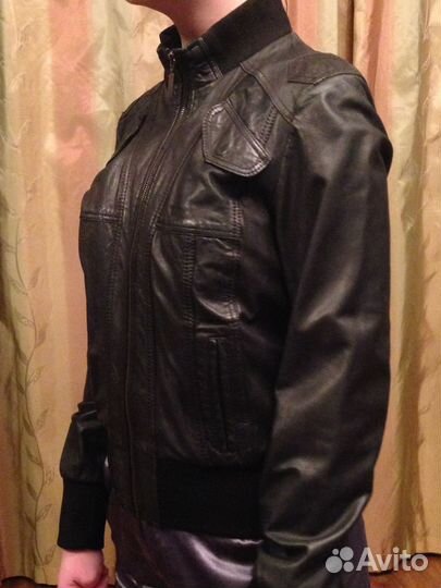 Куртка кожаная mustang