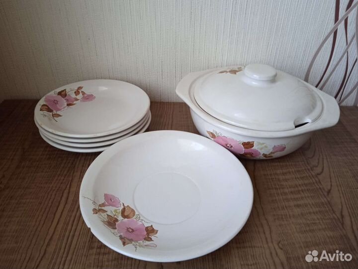 Горшок керамический. Супница СССР