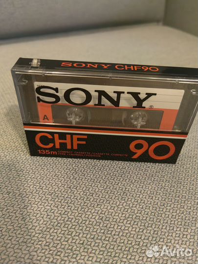 Аудиокассеты Sony CHF90. новые не вкрытые