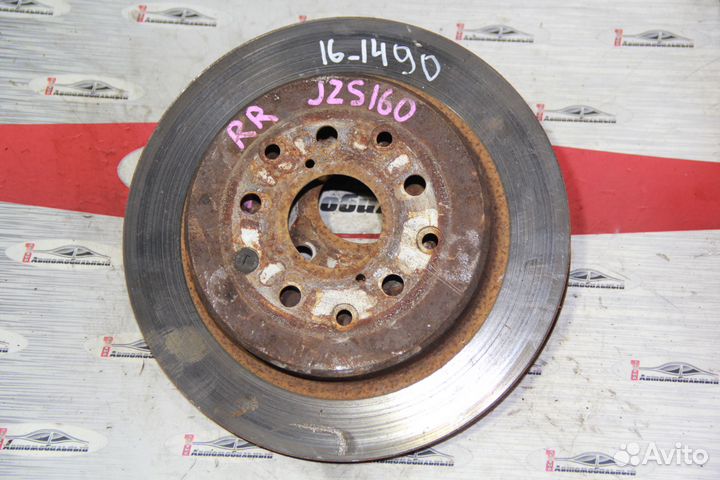 Тормозной диск зад c Toyota Aristo JZS160 2JZ-GE