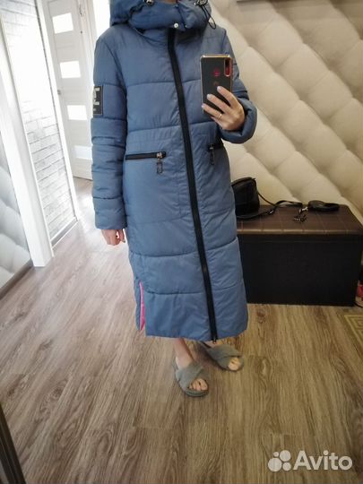 Пуховик зимний для девочки