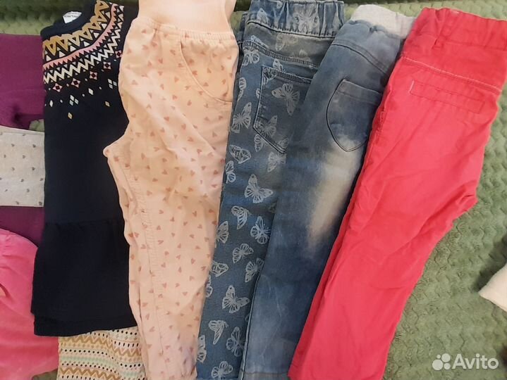 Брендовые вещи пакетом на девочку 80 86
