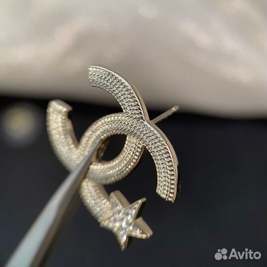 Серьги chanel