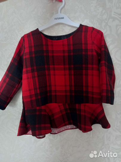 Блузка с баской на девочку 8 лет