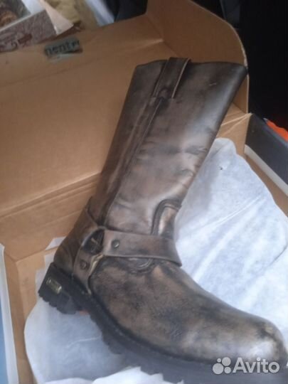 Мотоботы байкера новые сапоги 45 размер