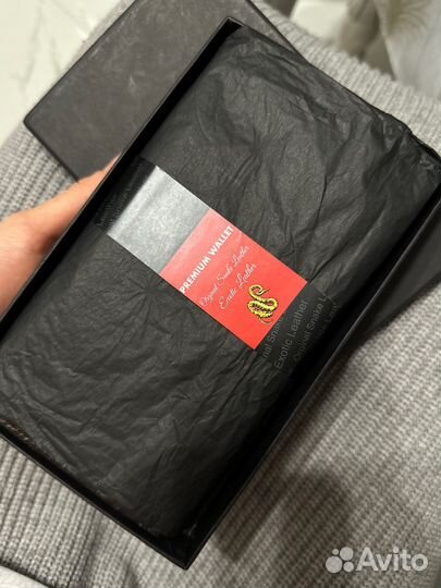 Портмоне мужское, питон Фирма zilli