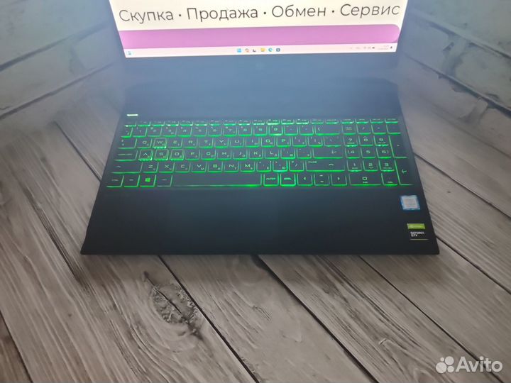 Игровой HP Omen i5/GTX1660Ti-6Gb/12Gb/SSD/HDD/15.6