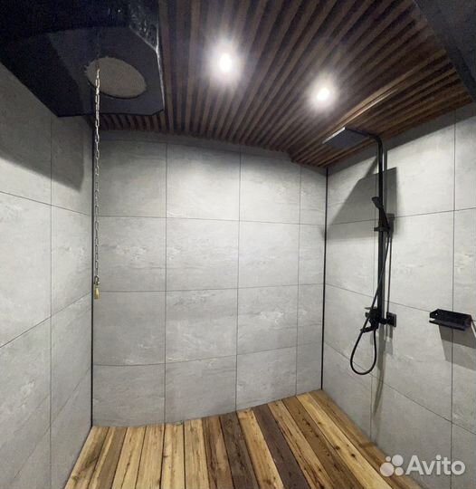 Сауна с бассейном