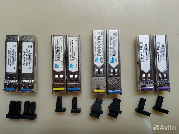 SFP модули 1310. 1310-1550. 1310-1490