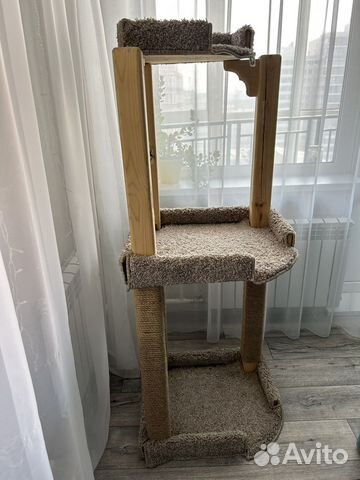 Домик для кошки с когтеточкой