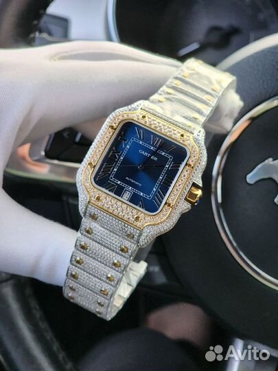 Часы Cartier Santos diamond