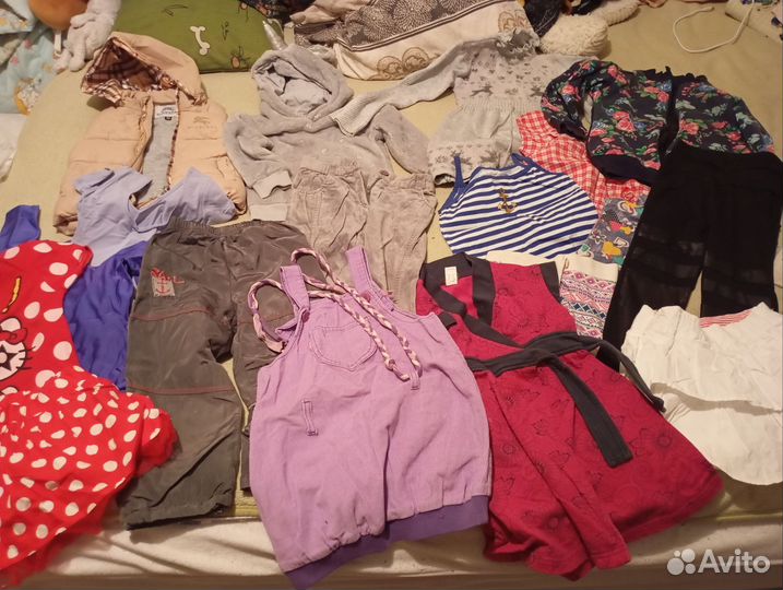 Вещи пакетом на девочку 92 98