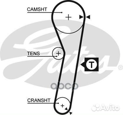 76093x25 HSN Ремень грм 5263XS Gates