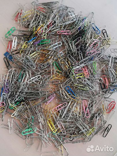 Скрепки канцелярские для офиса в ассортименте