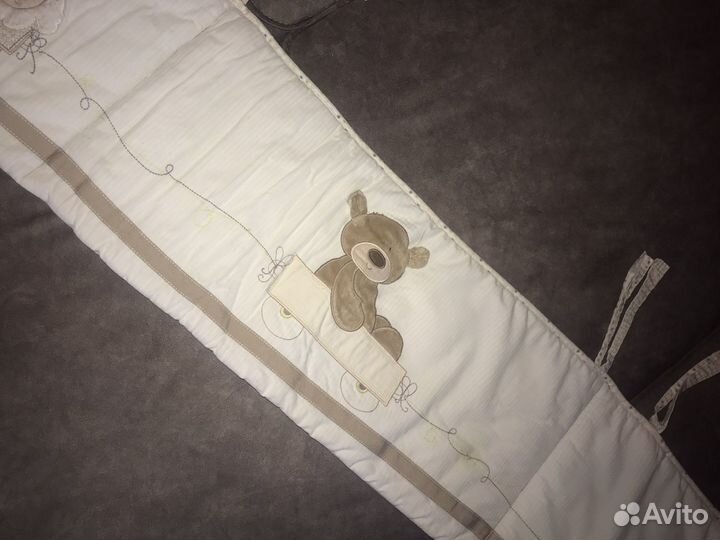 Mothercare бортики и коврик Мишка