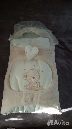 Зимний конверт на выписку