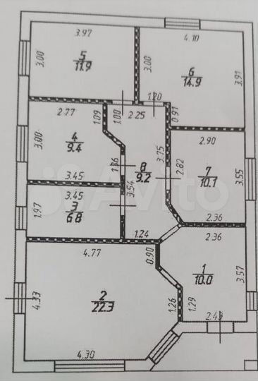 Дом 100 м² на участке 3,5 сот.
