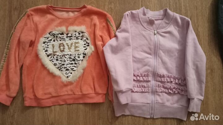Вещи пакетом на девочку 110 116