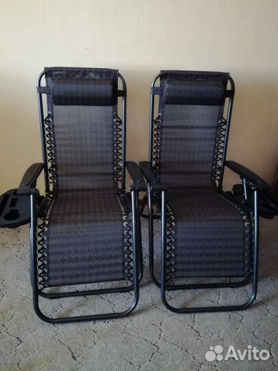 Шезлонги с подстакаником.150кг
