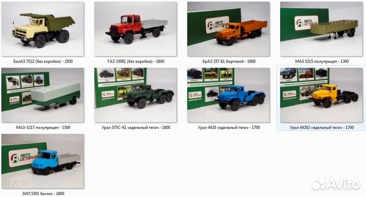 Модели - Автоистория - Аист