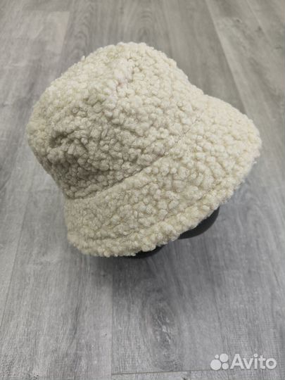 Шапка панама плюшевая тедди