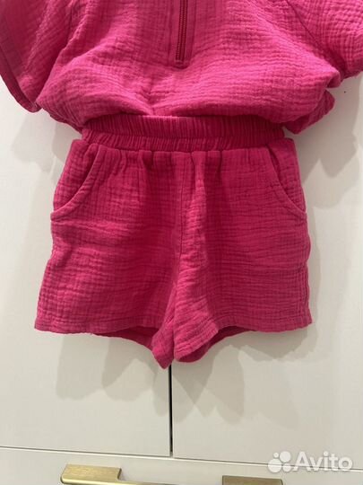 Муслиновый костюм для девочки 104 см