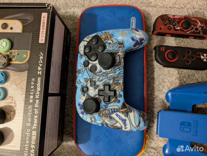 Прошитая Nintendo Switch oled Zelda Edition