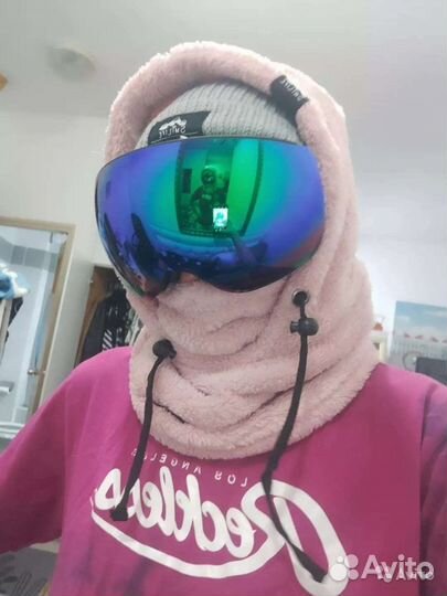 Очки маска с магнитной линзой vector