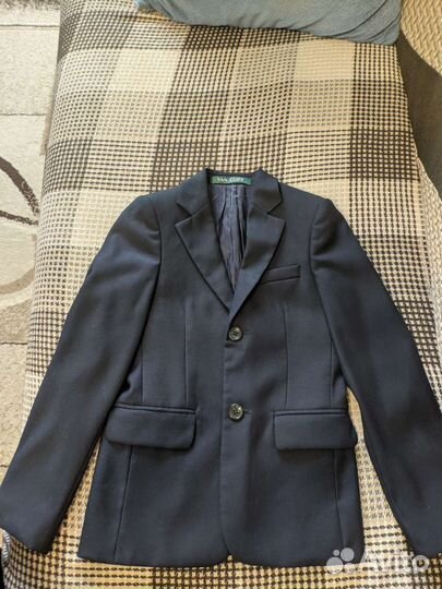 Пиджак для мальчика синий Van Cliff