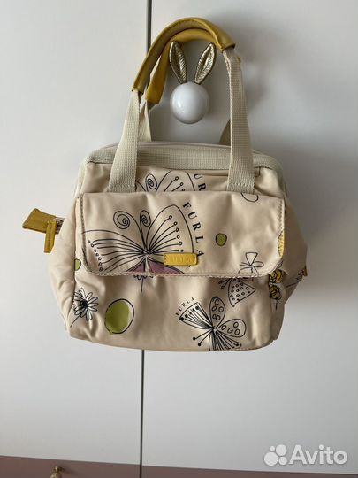 Сумка furla летняя тканевая оригинал