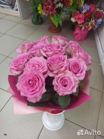 Цветы розы букет